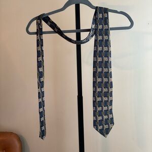 Elegant Navy‎ Patterned Tie by [Brand]